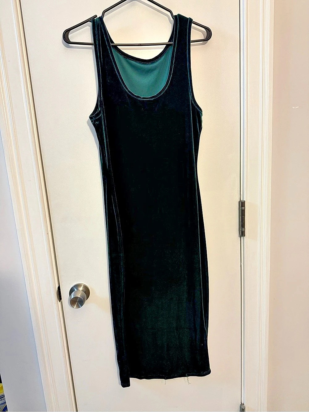 KTOO Green Velvet Dress (Small)